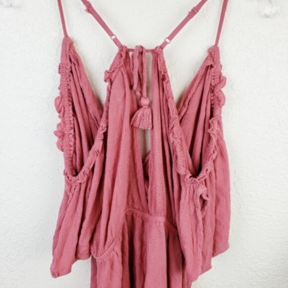 Bundle 2 TOPSHOP Boho Rompers Floral Print Ruffle Off Shoulder size S - Picture 12 of 16